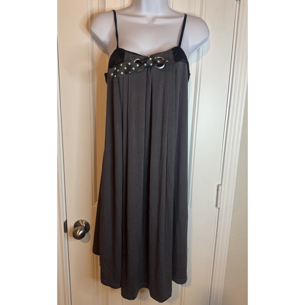 Y2K Babydoll Bow Dress Size L Fairy Grunge Whimsy Whimsigoth Witchy